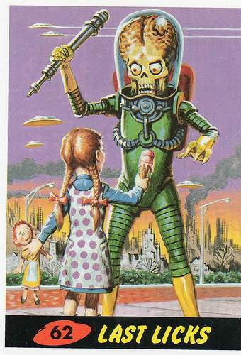 Xxx Toon Baby - The 20 Most Twisted Mars Attacks Cards | Topless Robot
